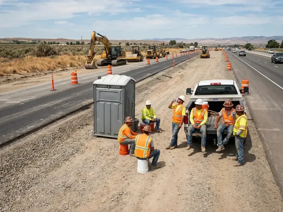 highway-road-construction-crew-007 — frequently asked questions, Porta Potty and Restroom Rentals in Ross, CA